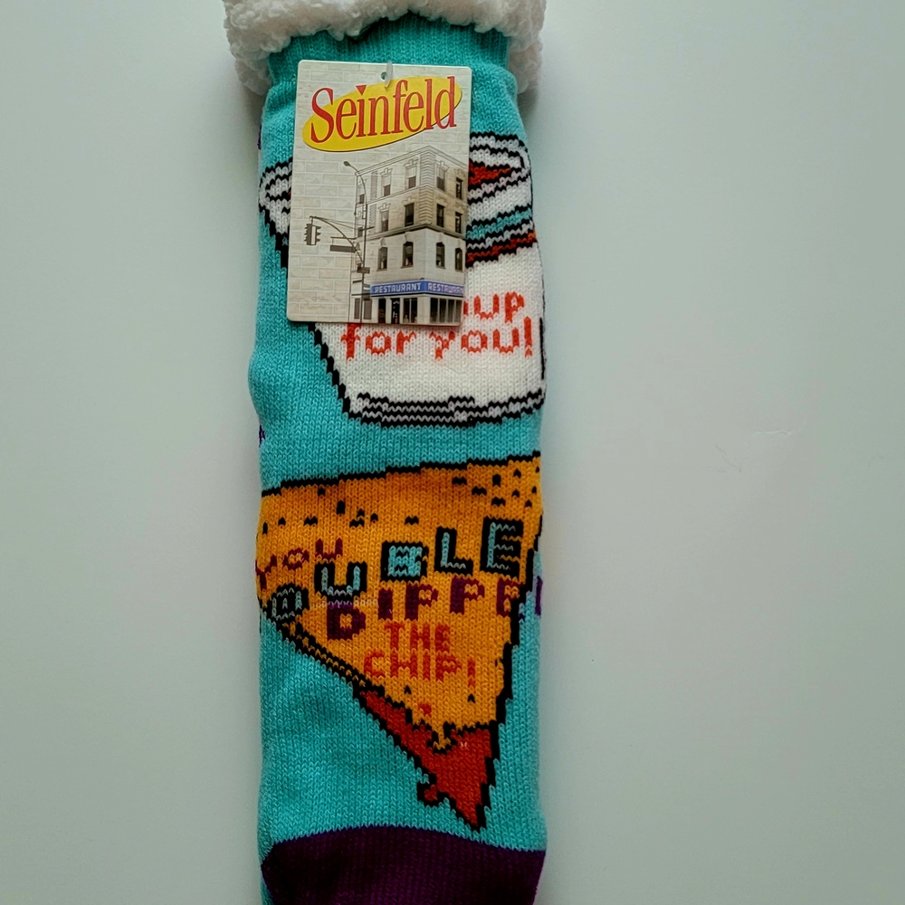 Seinfeld Themed Sherpa Socks
